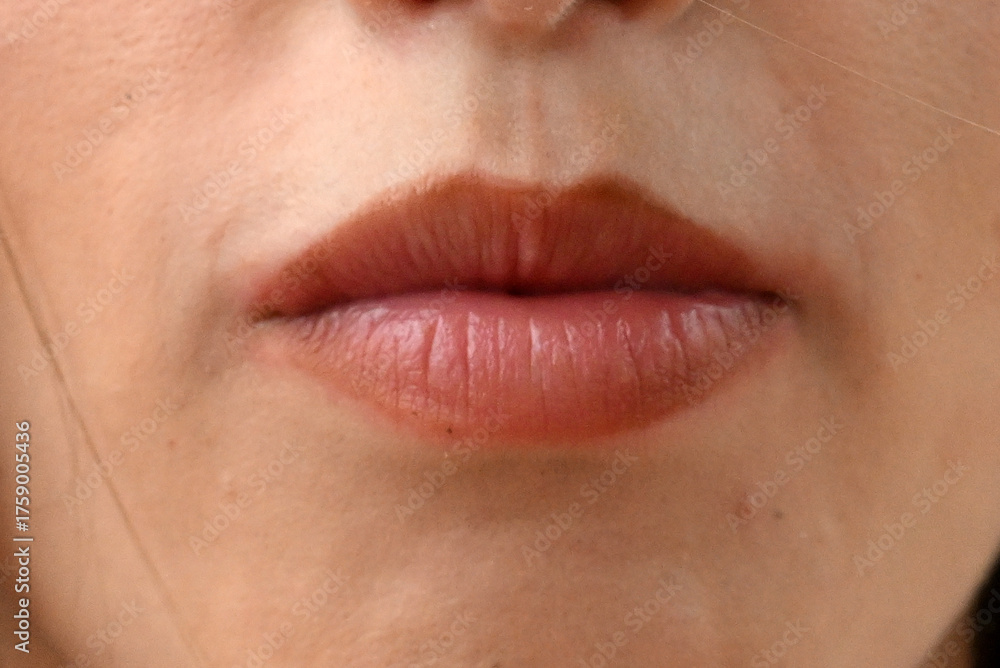 Obraz premium unos labios de una chica