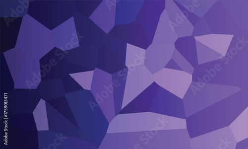 Abstract geometric mosaic gradient background in shades of purple