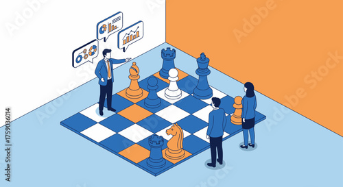 Strategic business planning and analysis using chess as a metaphor for decision-making and competition