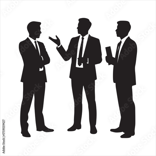 Set of vector avatar profile icon in silhouettes