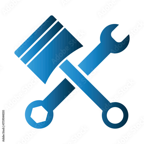 Piston icon template