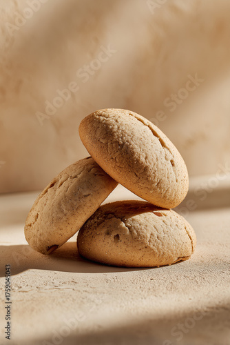 stack of cinnamon cookies