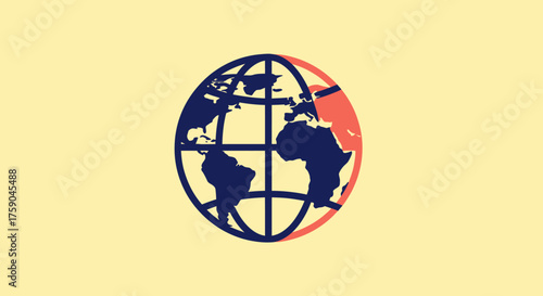 Global grid shows continents on pale yellow background