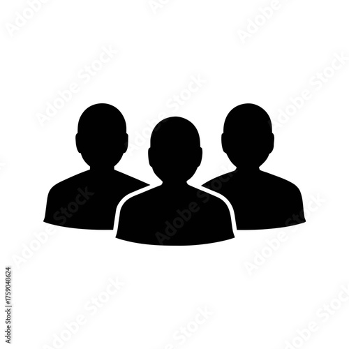 Teamwork collaboration group of people icon business partnership community members user profile avatar