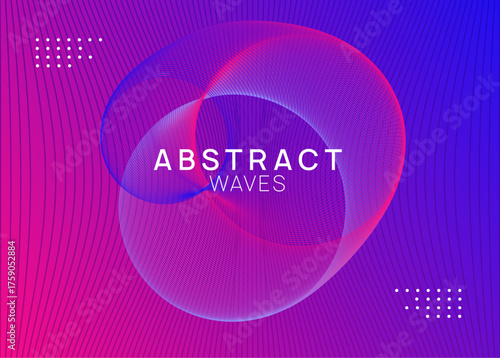 Dance Set. Discotheque Poster. Green Party Design. Night Club Trance Template. Festival Invite. Pink Sound Flyer. Electronic Disco Illustration. Violet Dance Set