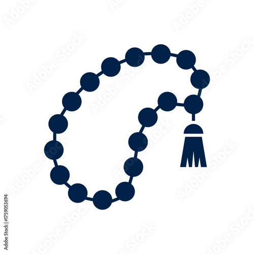 Islamic rosary vector illustration icon design trendy