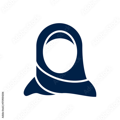 Hijab vector illustration icon design trendy