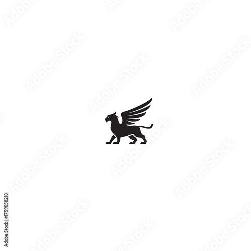 Griffin logo icon flat vector design.eps