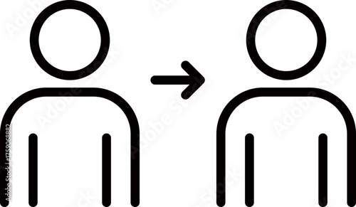 異動や交代のイメージ