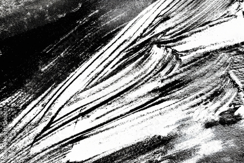 Abstract grunge black and white distressed texture background