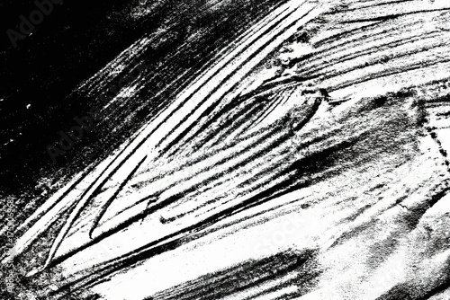 Abstract grunge black and white distressed texture background