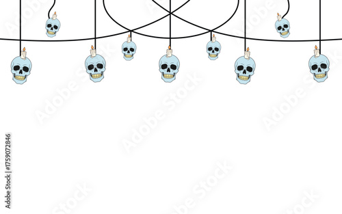 halloween border frame vector