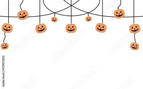 halloween border frame vector