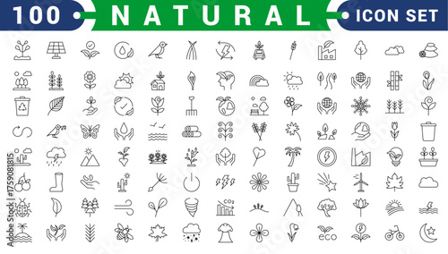 Natural disaster icons depicting various events such as earthquakes, floods, and storms impacting different locations