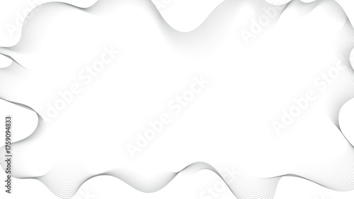 Abstract Fluid Lines in Monochrome: Elegant monochrome design composed of fluid lines, creating a sense of movement and visual intrigue, evoking a modern aesthetic. vector illustration