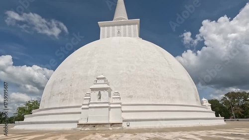 Sandahiru Seya Stupa in Anuradhapura, Sri Lanka