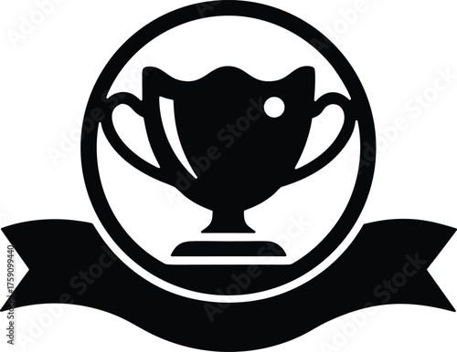 Ocean Trophy Vector Icon