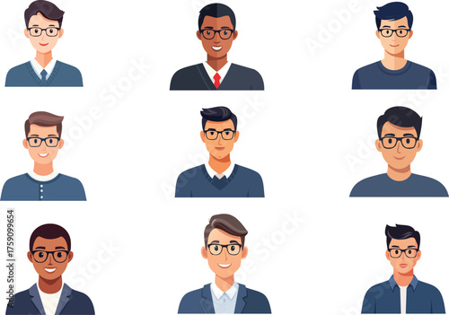 business people set 