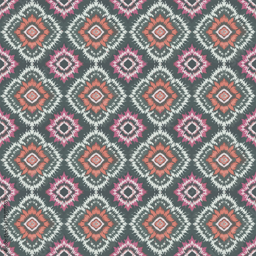 ethnic boho seamless pattern in boho style. tribal texture. print background. cloth design, wallpaper, web.