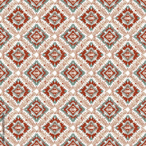 ethnic boho seamless pattern in boho style. tribal texture. print background. cloth design, wallpaper, web.