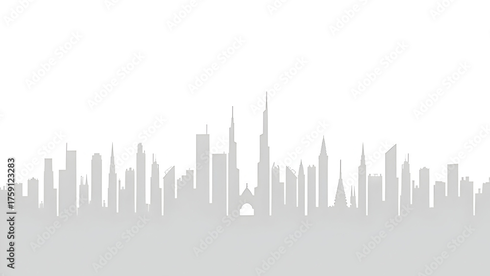 Fototapeta premium Investor deck skyline base