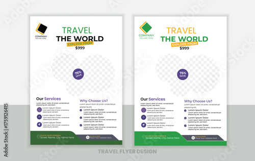 flyer Design, a4 size. vector. professional Design. 