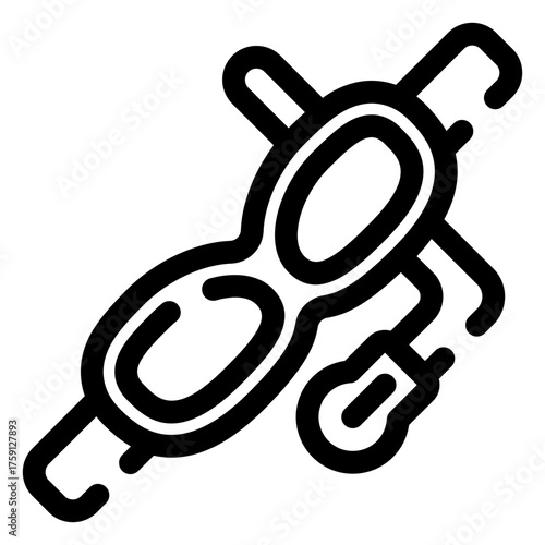 Diving mask icon