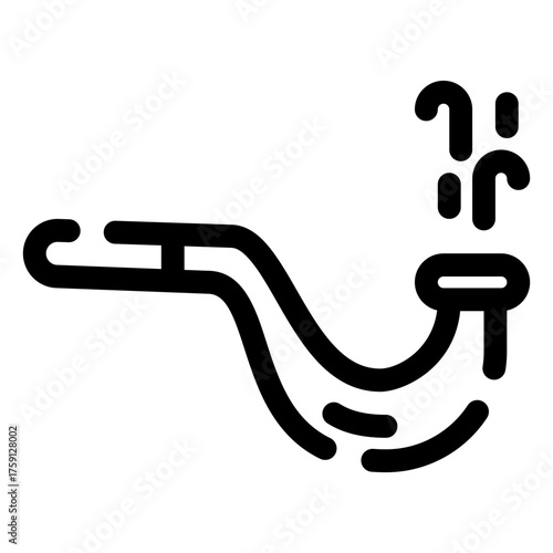 Smoke pipe icon