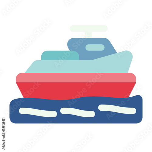Ferry boat icon