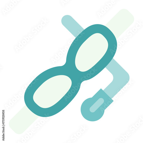Diving mask icon