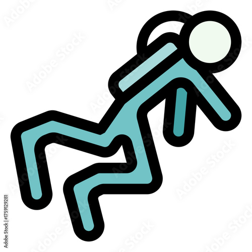 Scuba diver icon