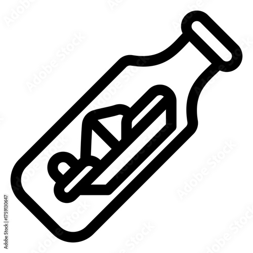 Ship in a bottle icon