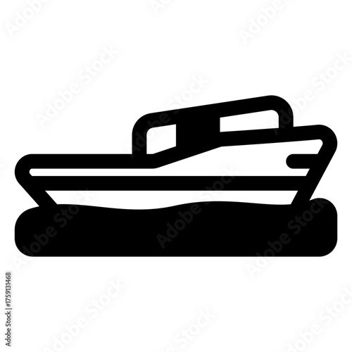 Speed boat icon