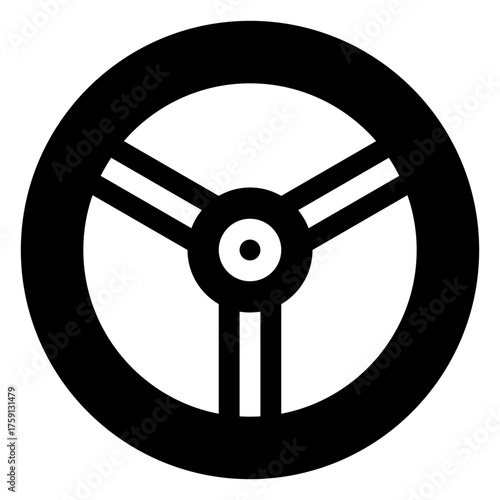 Steering wheel icon