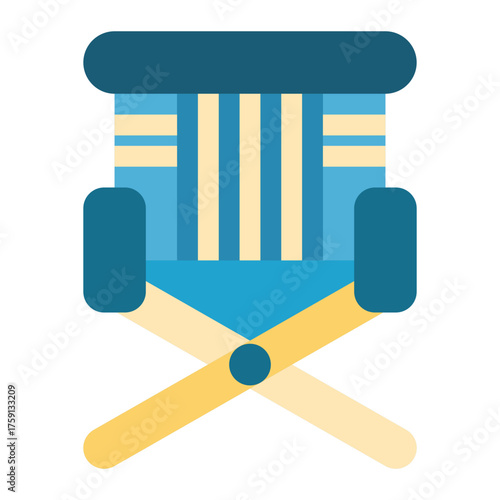 Camping chair icon