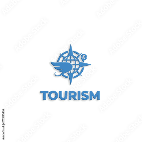 tourism star logo design