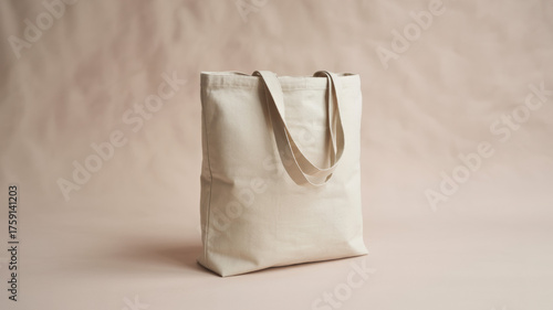 Stylish canvas tote bag offers sustainable shopping solution
