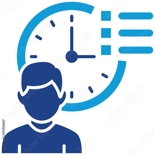 Activity Log Simple and clear vector icon illustrating an essential idea or function