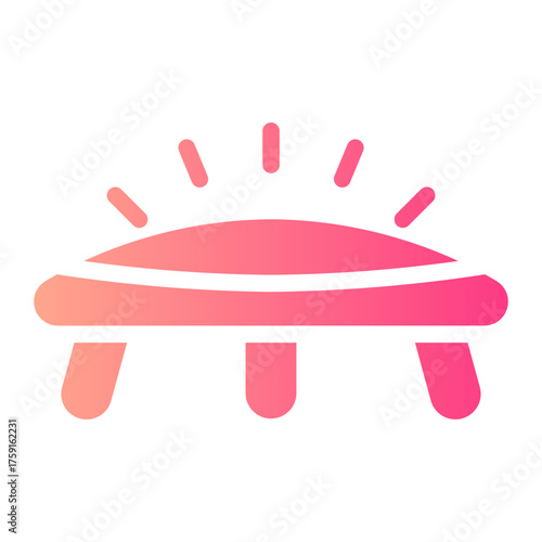 trampoline gradient icon