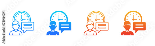 Interaction History Consistent and versatile vector icons multiple style