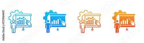 CRM Training Consistent and versatile vector icons multiple style