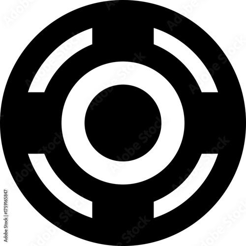 Abstract Target Icon