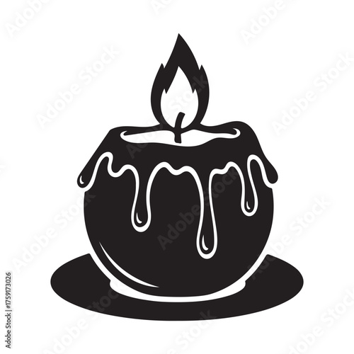 Candle Icon Vector Design