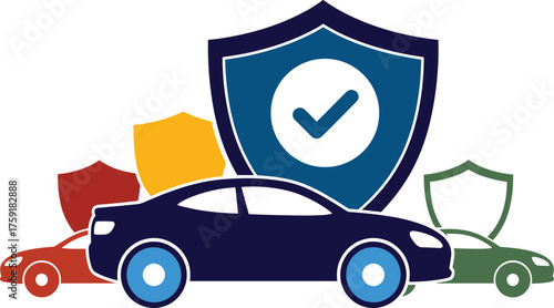 Comprehensive Car Insurance Protection Shielding Vehicles: Safeguarding Investments with Secure Auto Coverage, Reliable Transportation Solutions, Modern Automotive Assurance, Business, Finance, Securi