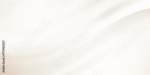 Smooth beige gradient background. Soft neutral liquid wallpaper. Universal nude color texture for banner, flyer, presentation. Abstract blurred backdrop cover. Vector illustration.