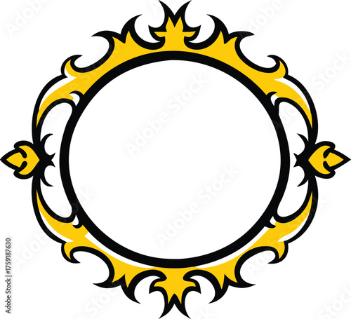 fantasy oval frame with elaborate decorations  bla (1).eps