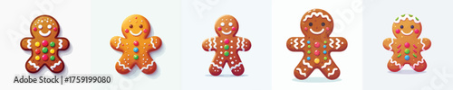 vector of a Gingerbread man