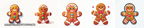 vector of a Gingerbread man
