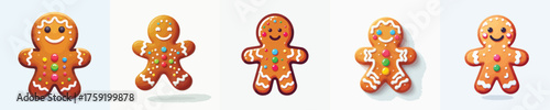 vector of a Gingerbread man