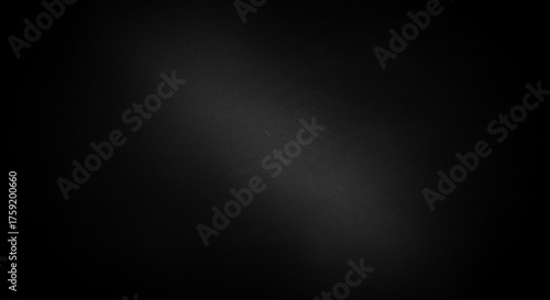 Soft gradient black background with light vignette